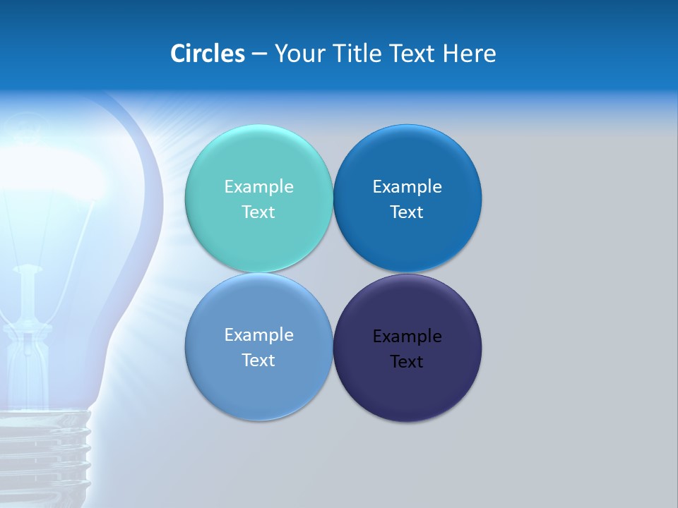 Bulb Illuminated Light PowerPoint Template