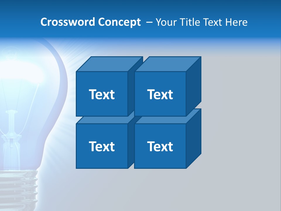 Bulb Illuminated Light PowerPoint Template