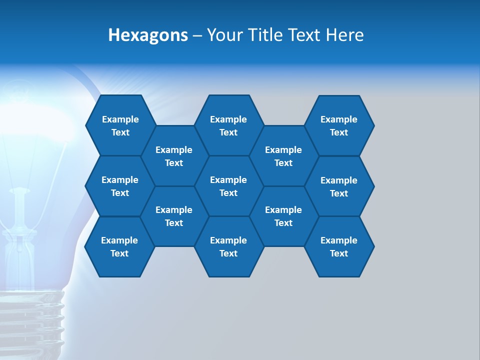 Bulb Illuminated Light PowerPoint Template