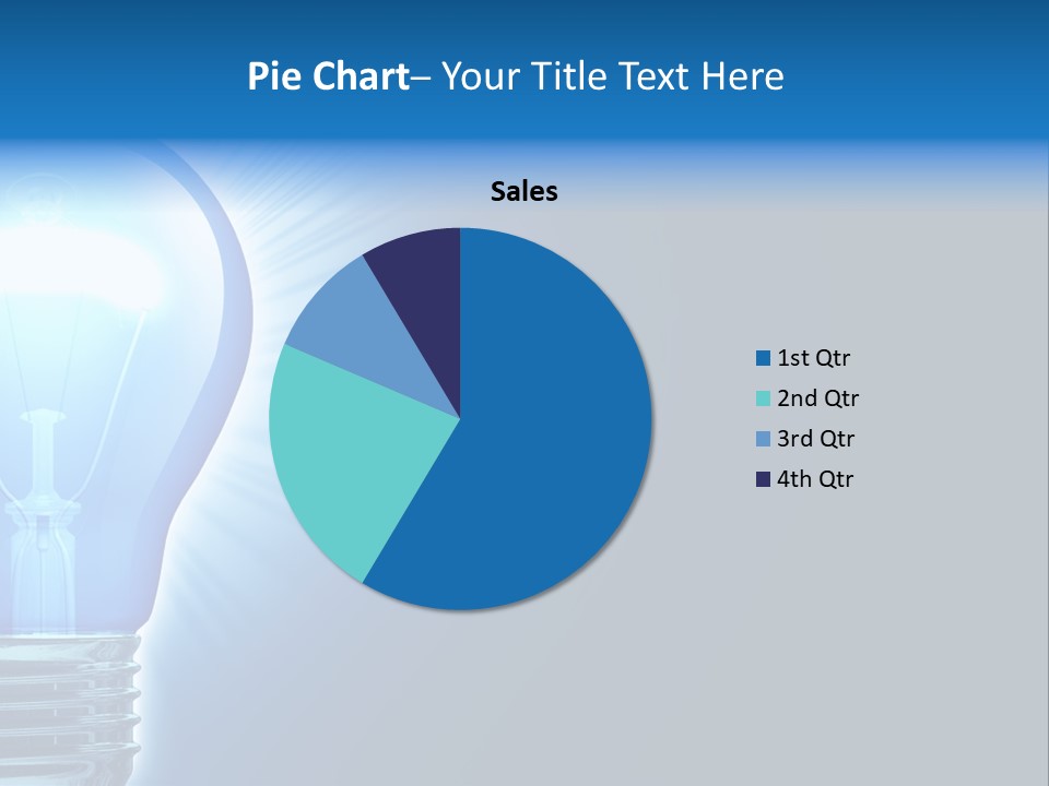 Bulb Illuminated Light PowerPoint Template