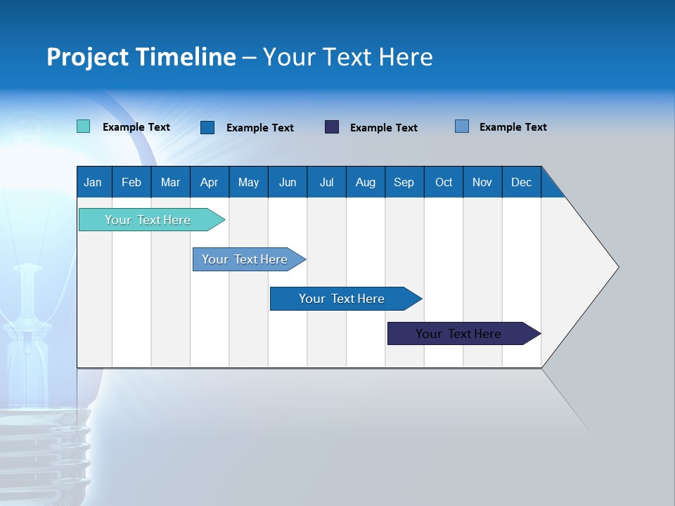 Bulb Illuminated Light PowerPoint Template