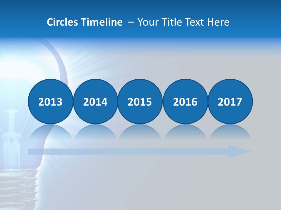 Bulb Illuminated Light PowerPoint Template