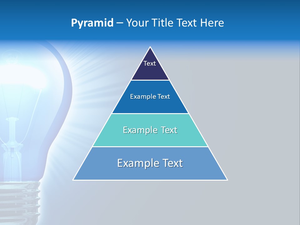 Bulb Illuminated Light PowerPoint Template