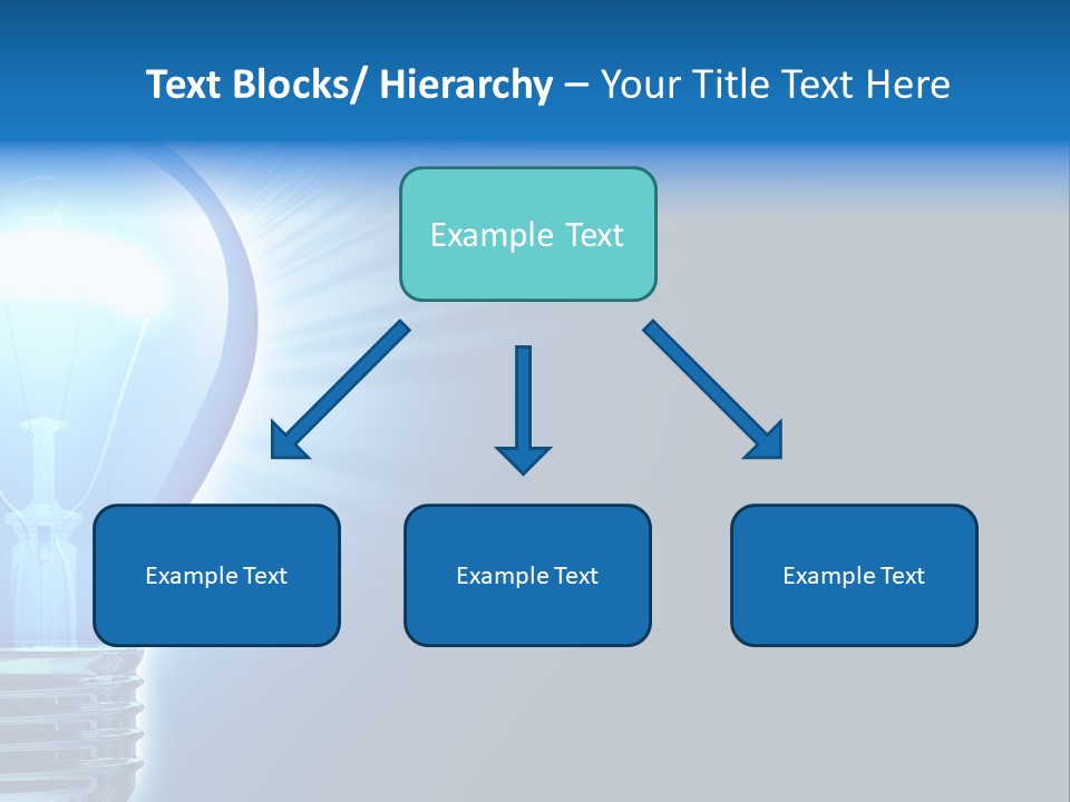 Bulb Illuminated Light PowerPoint Template