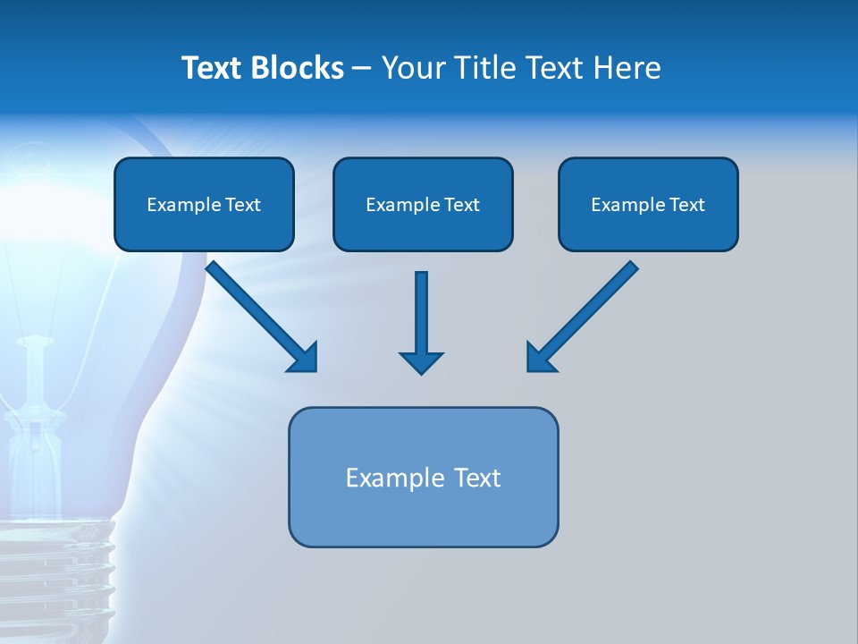 Bulb Illuminated Light PowerPoint Template