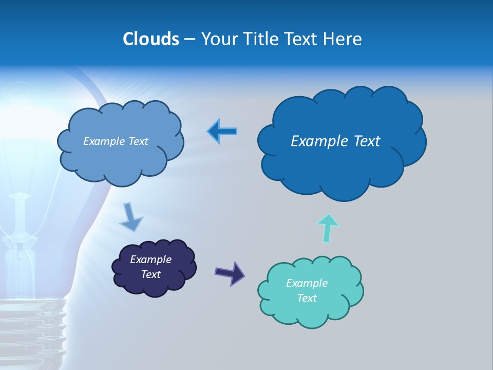 Bulb Illuminated Light PowerPoint Template