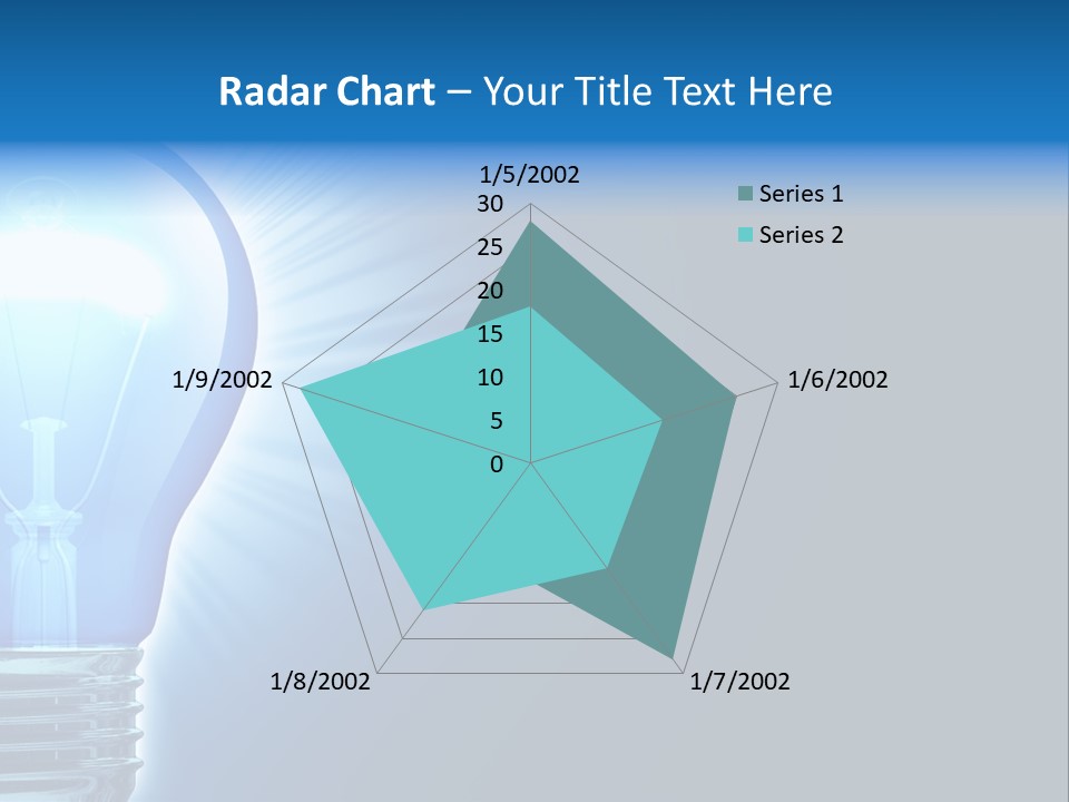 Bulb Illuminated Light PowerPoint Template