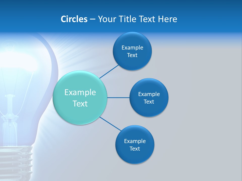 Bulb Illuminated Light PowerPoint Template