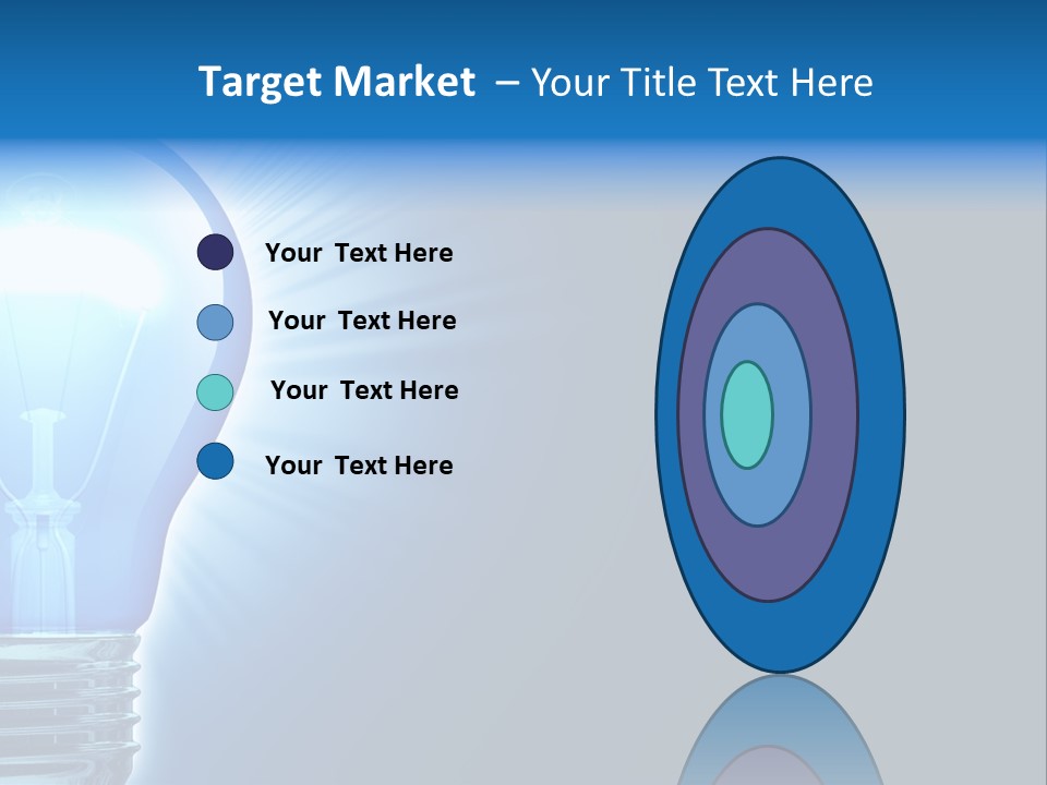Bulb Illuminated Light PowerPoint Template