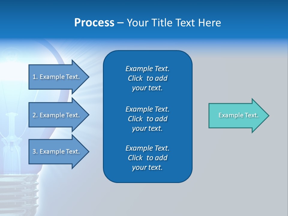 Bulb Illuminated Light PowerPoint Template