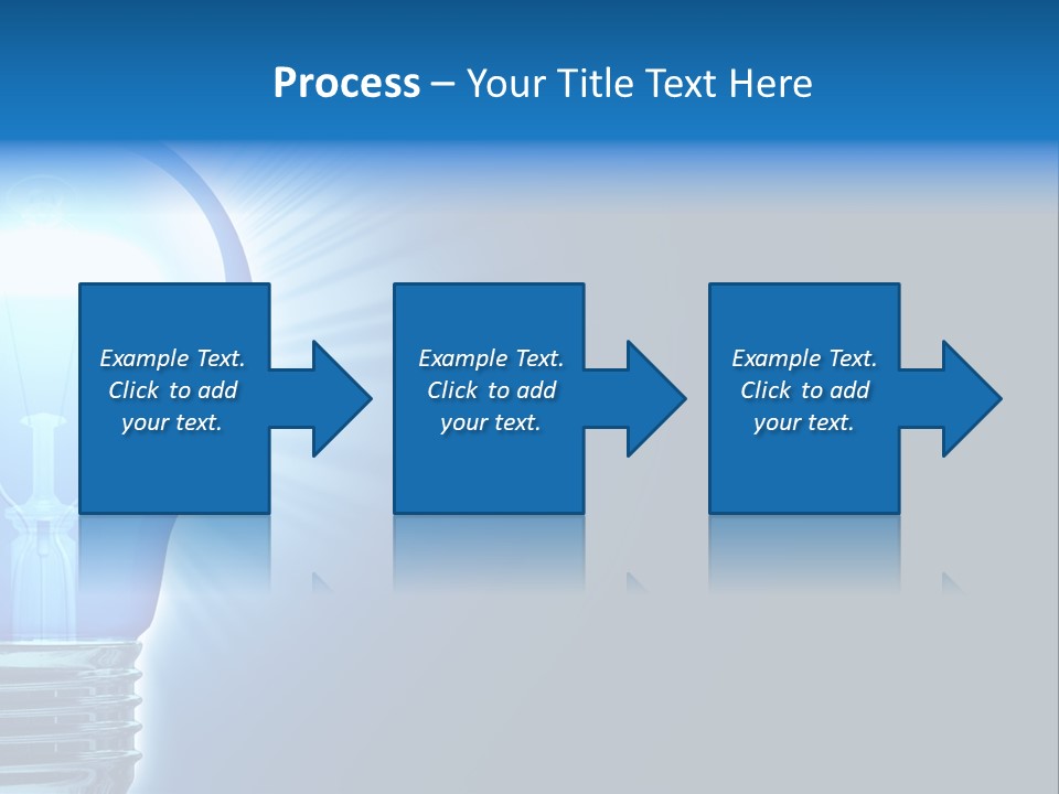 Bulb Illuminated Light PowerPoint Template