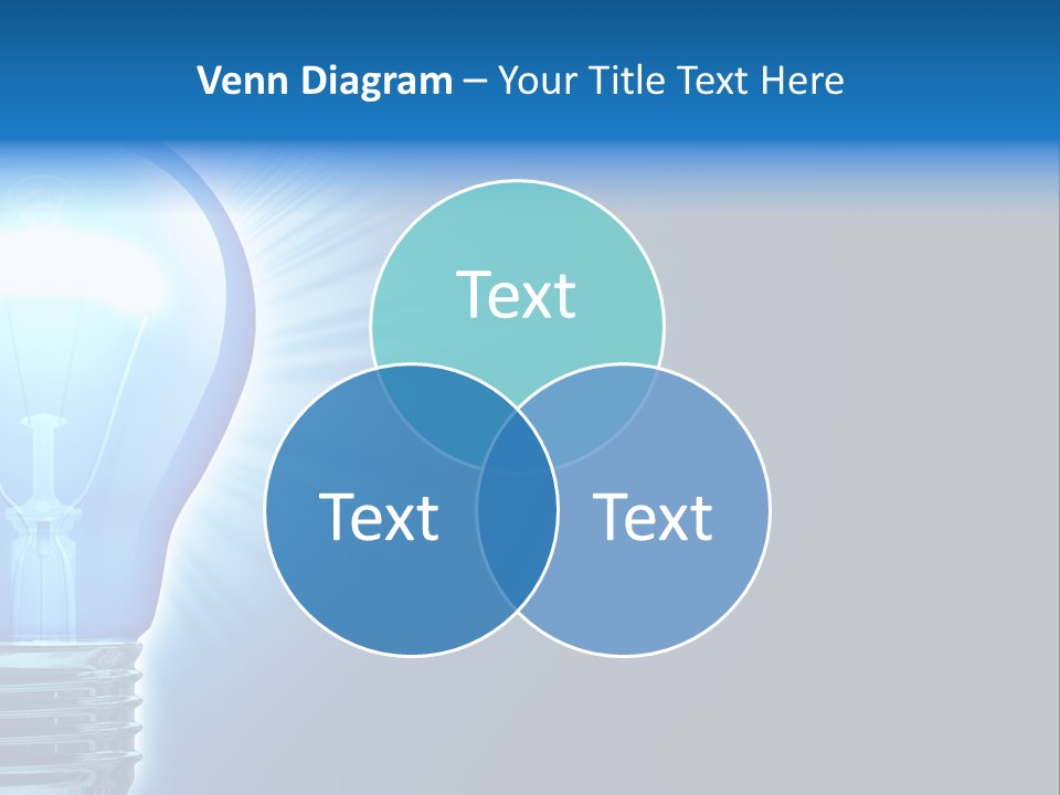 Bulb Illuminated Light PowerPoint Template