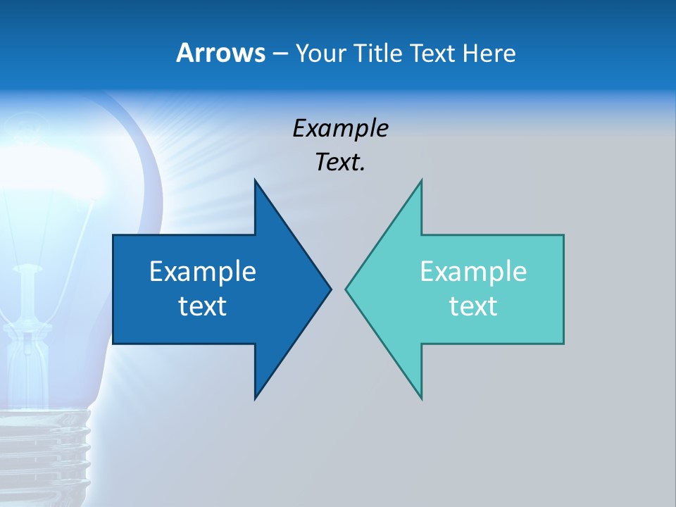 Bulb Illuminated Light PowerPoint Template