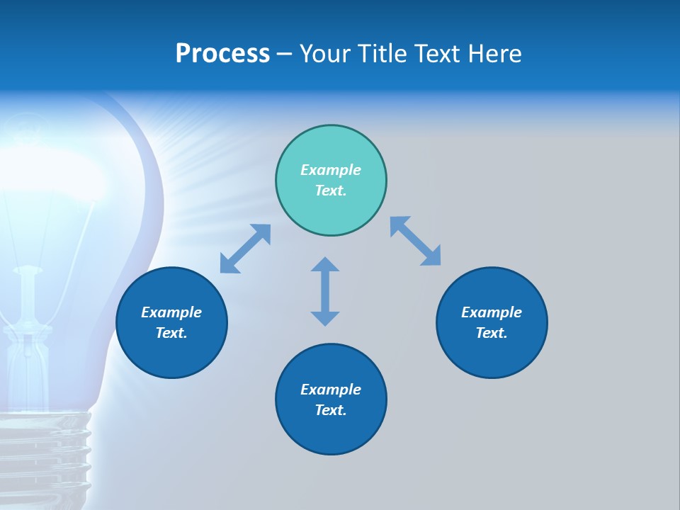 Bulb Illuminated Light PowerPoint Template