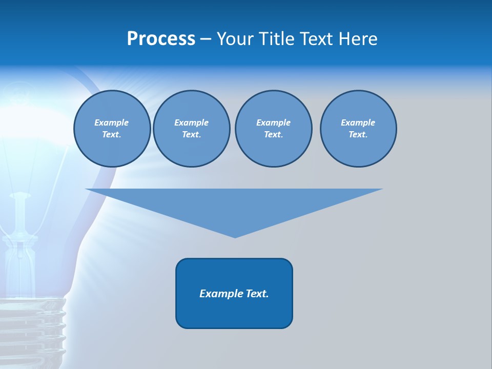 Bulb Illuminated Light PowerPoint Template