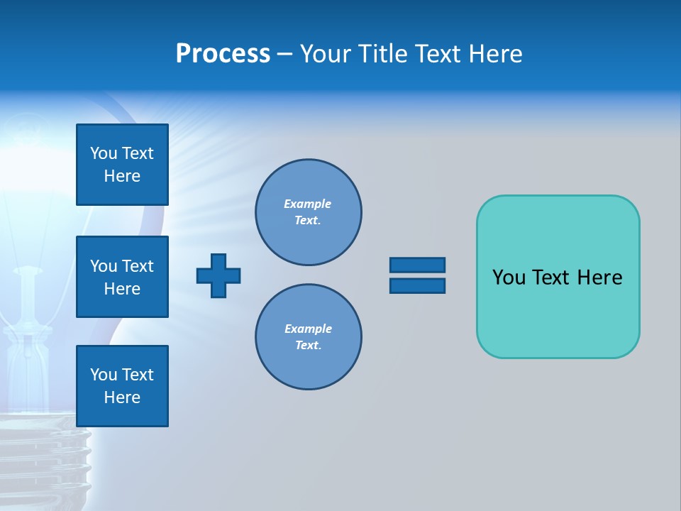 Bulb Illuminated Light PowerPoint Template