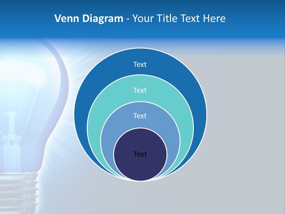 Bulb Illuminated Light PowerPoint Template