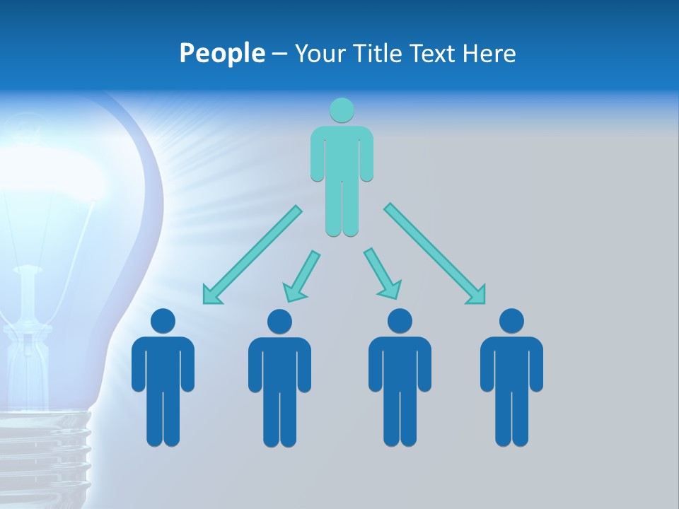 Bulb Illuminated Light PowerPoint Template