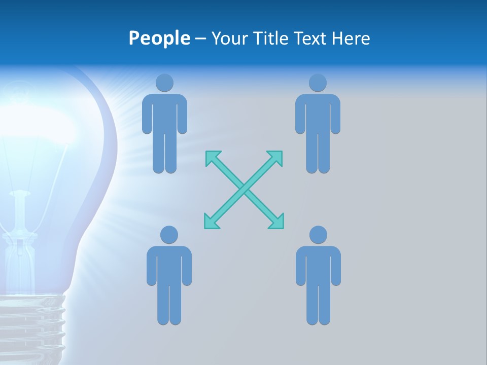 Bulb Illuminated Light PowerPoint Template