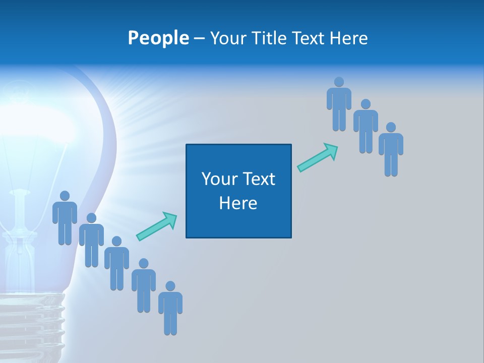 Bulb Illuminated Light PowerPoint Template