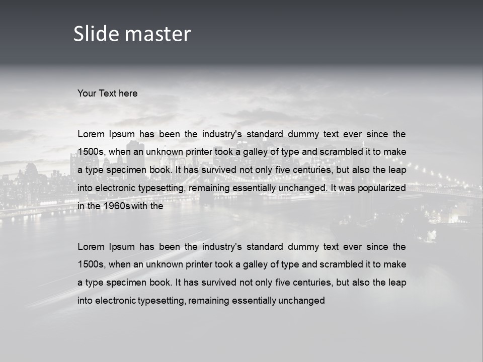 Tower Many Stack PowerPoint Template