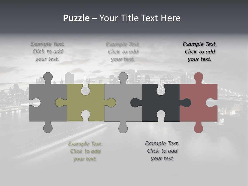 Tower Many Stack PowerPoint Template