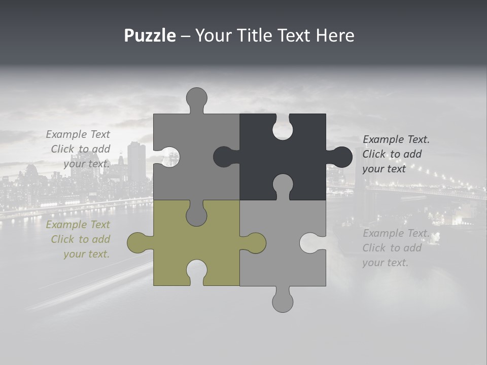Tower Many Stack PowerPoint Template