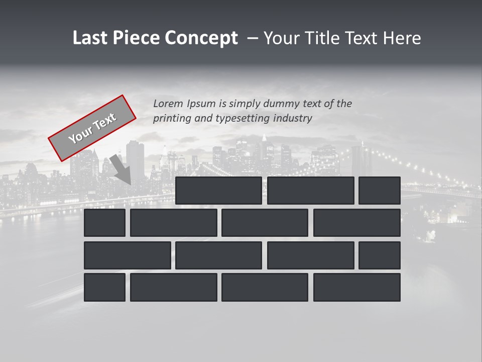 Tower Many Stack PowerPoint Template