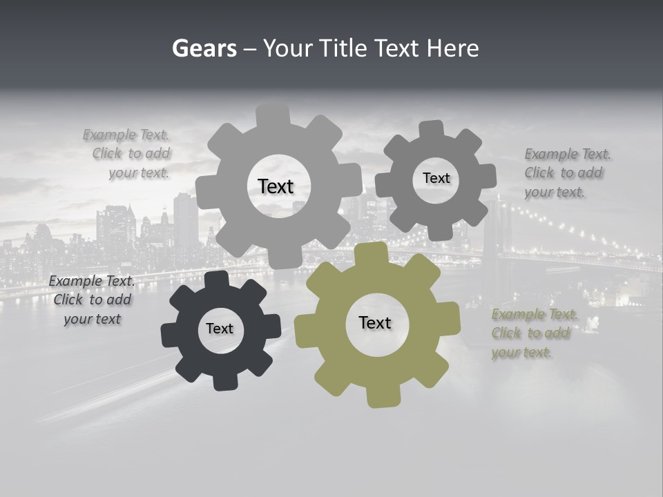 Tower Many Stack PowerPoint Template