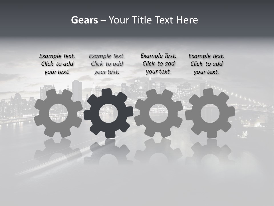 Tower Many Stack PowerPoint Template