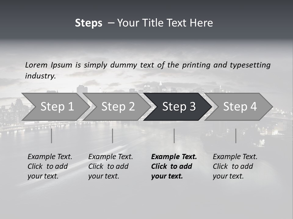 Tower Many Stack PowerPoint Template