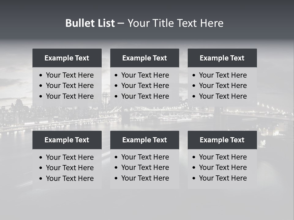 Tower Many Stack PowerPoint Template