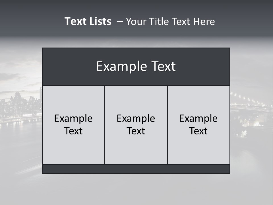 Tower Many Stack PowerPoint Template