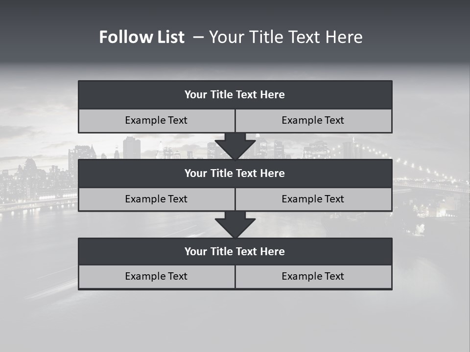 Tower Many Stack PowerPoint Template