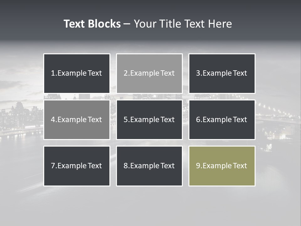 Tower Many Stack PowerPoint Template