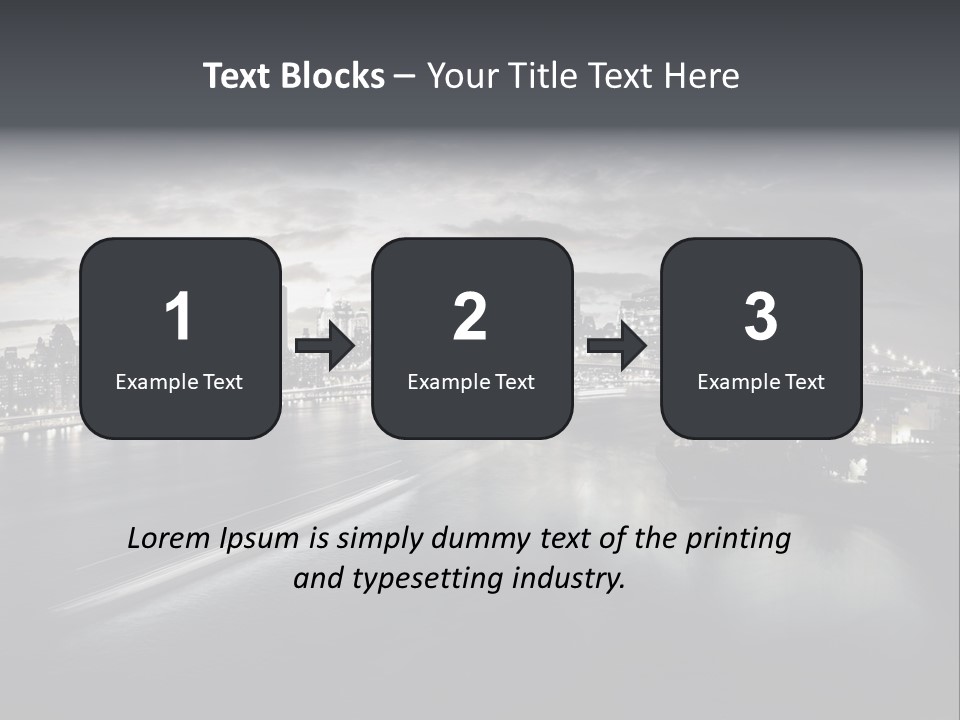 Tower Many Stack PowerPoint Template
