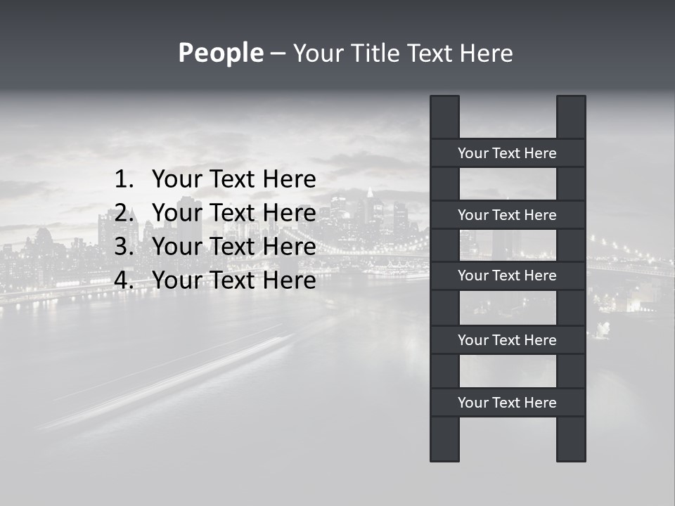 Tower Many Stack PowerPoint Template