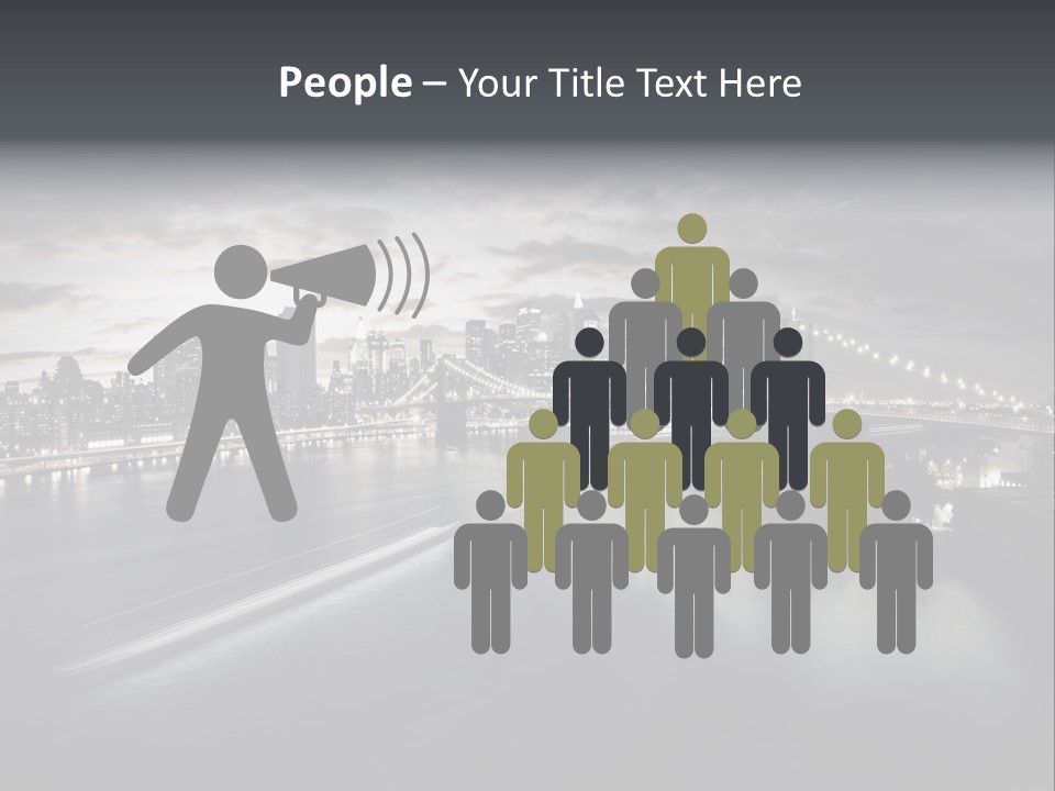 Tower Many Stack PowerPoint Template