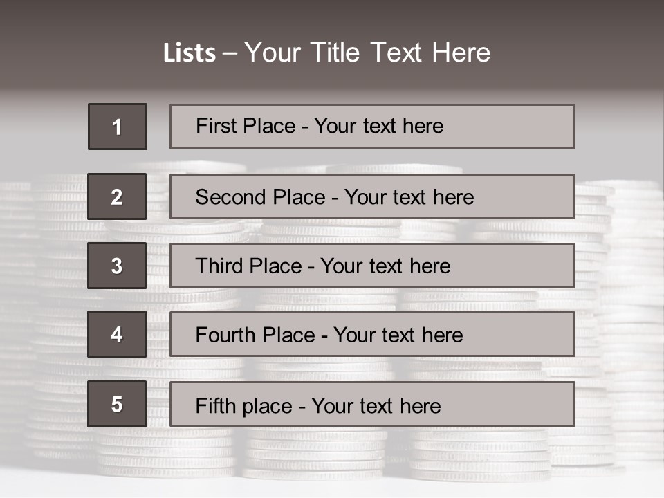 Tower Many Stack PowerPoint Template
