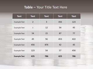 Tower Many Stack PowerPoint Template