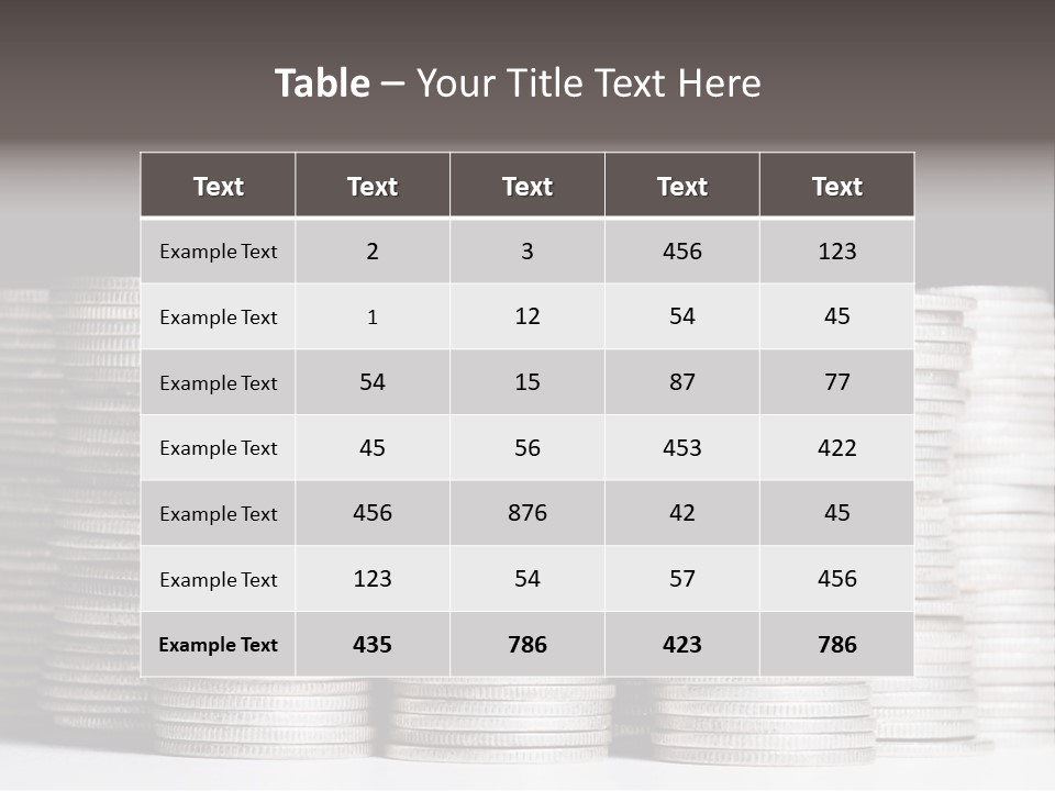 Tower Many Stack PowerPoint Template