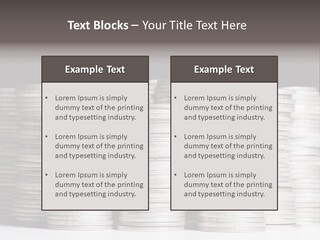 Tower Many Stack PowerPoint Template