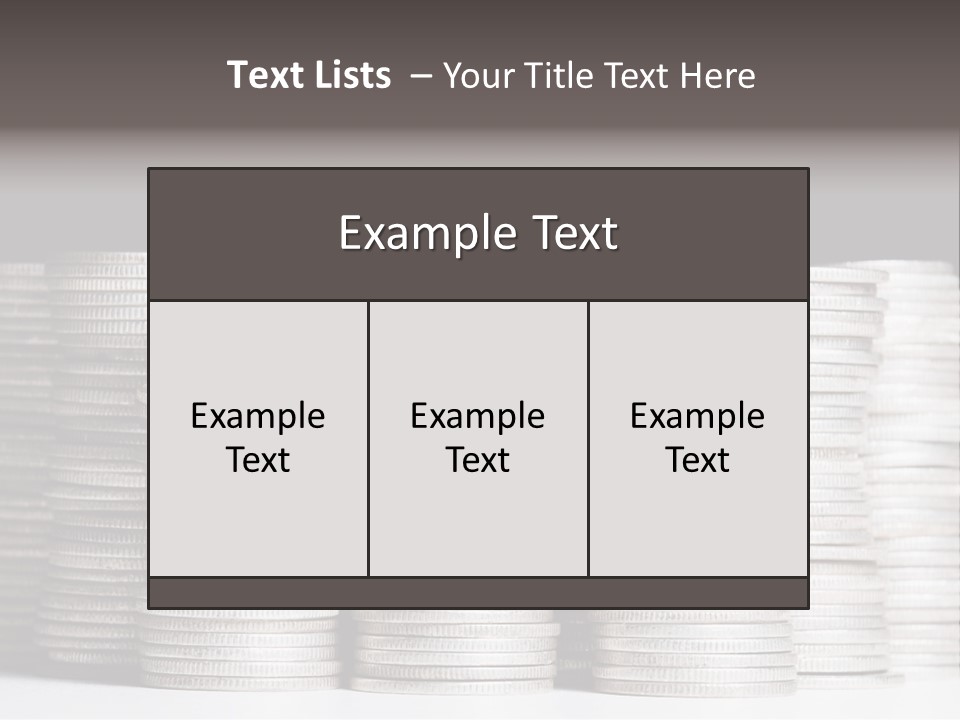 Tower Many Stack PowerPoint Template