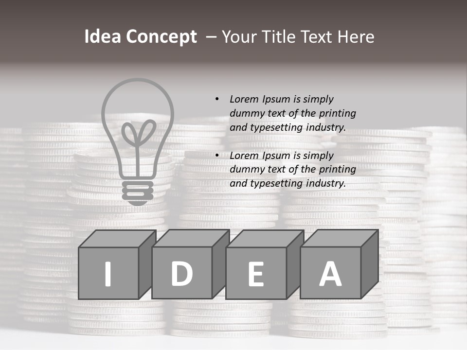 Tower Many Stack PowerPoint Template