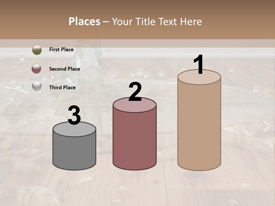 Leaking Wet Liquid PowerPoint Template