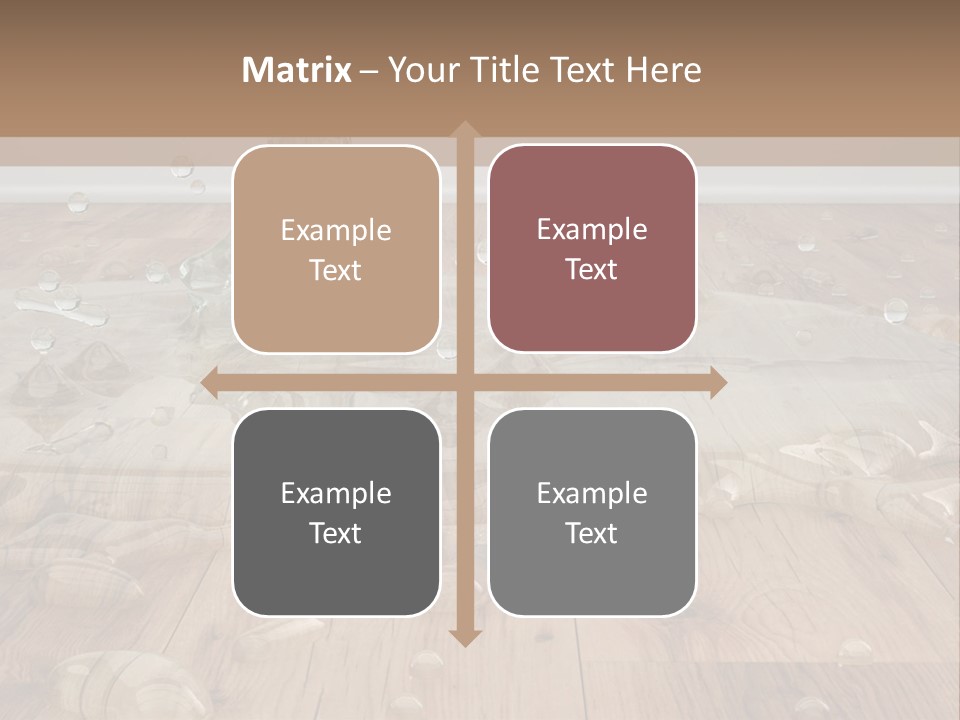 Leaking Wet Liquid PowerPoint Template