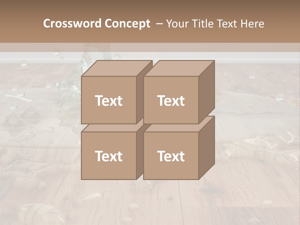 Leaking Wet Liquid PowerPoint Template