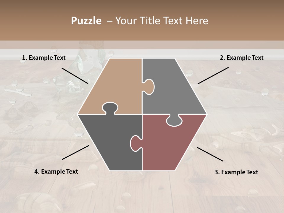 Leaking Wet Liquid PowerPoint Template