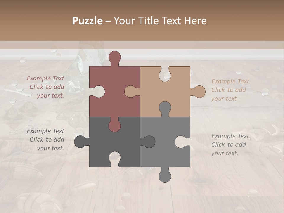 Leaking Wet Liquid PowerPoint Template