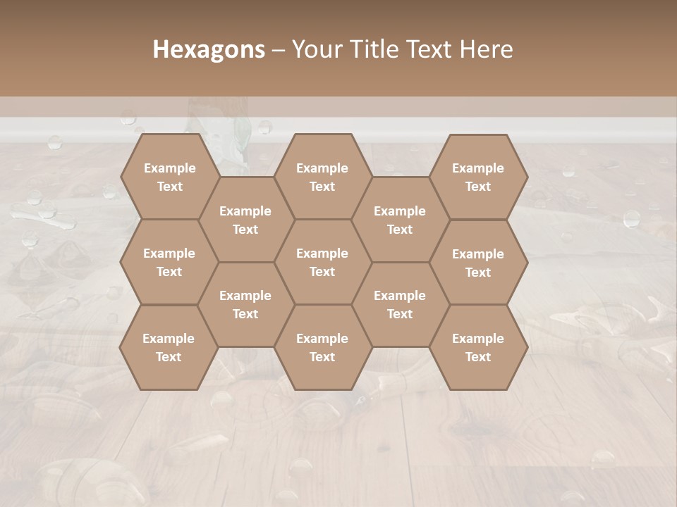 Leaking Wet Liquid PowerPoint Template